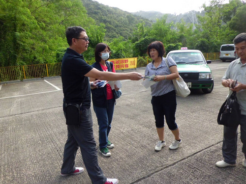 2013年10月13日、14月及19日，重阳节防止山火宣传。
