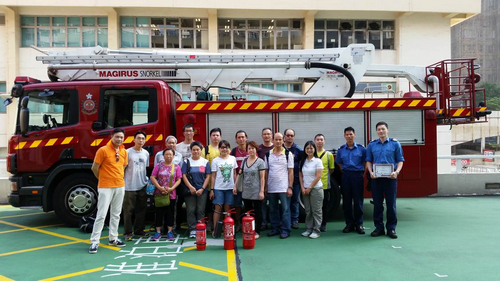2014年10月12日，消防安全大使訓練課程。