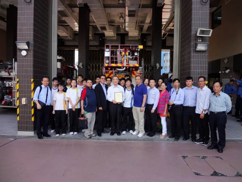 2014年10月17日，參觀啟德消防局及消防處潛水基地。