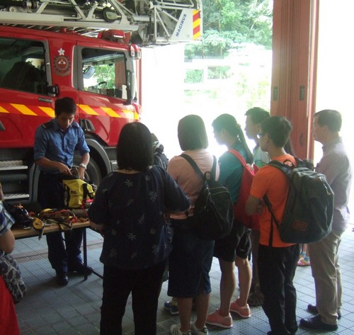 2018年8月1日，參觀香港仔消防局